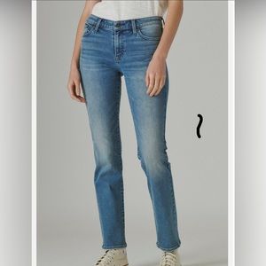 Lucky brand size 26 straight leg blue jeans